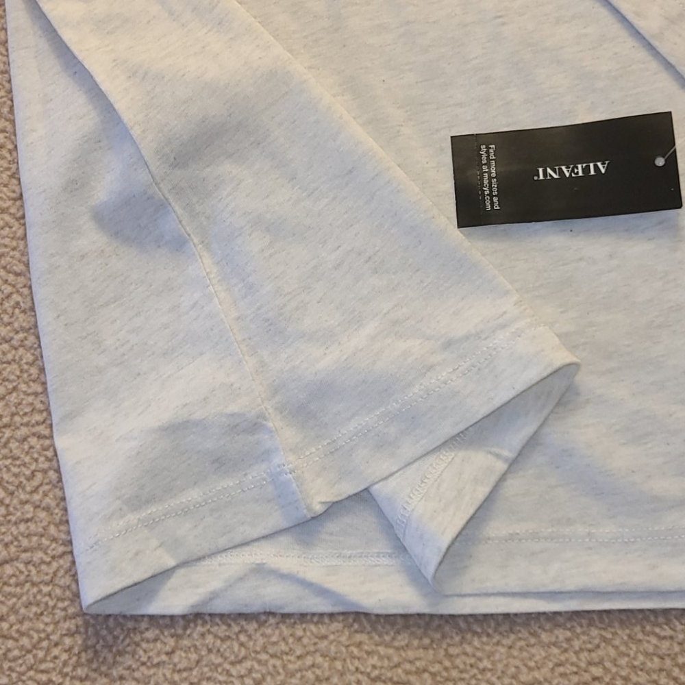 Alfani long-sleeve split crewneck ivory - Picture 11 of 16